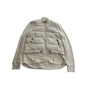 Y/osemite Layered Terry And Quilted Shell Jacket in White
